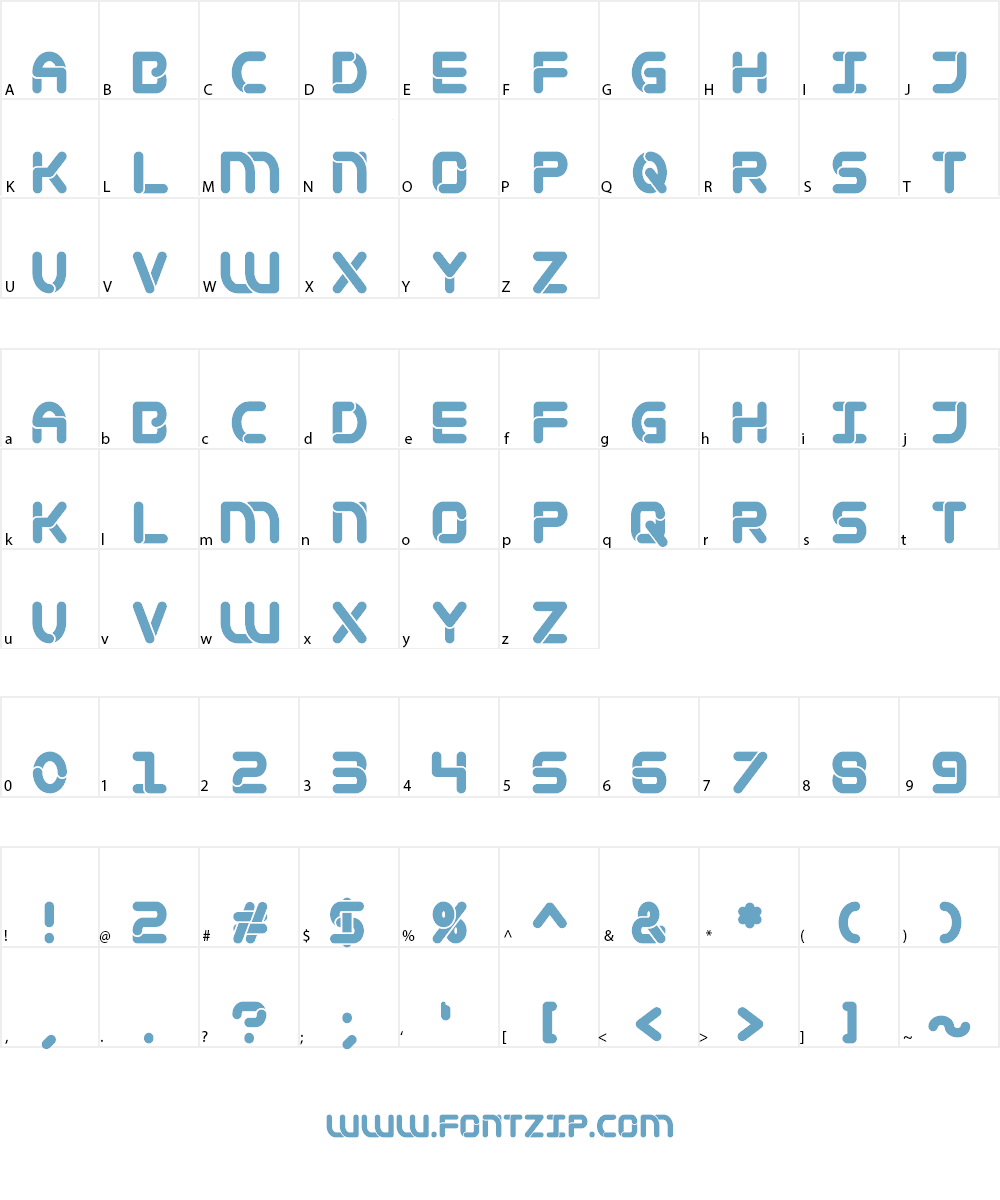Mametosca 026 Font Character